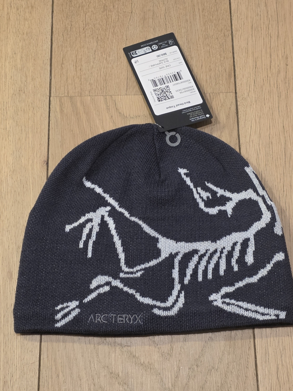 Arc'teryx AUTHENTIC Bird Head Toque Beanie Hat Blk Sapphire / Alpine